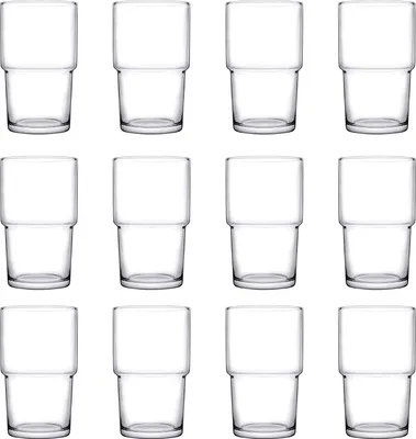 Produktbild von 12x Longdrinkglas Pasabahce Hill 440 ml