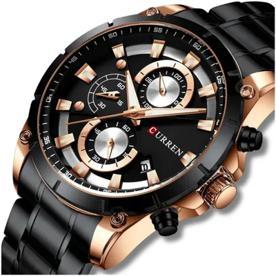 Zdjęcie produktu dla Zegarek Męski Curren Klasyczny Elegancki Chronograf Datownik 5 Kolorów