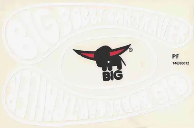 Obrázok produktu pre Big Bobby Car Stickers Aufkleber für Trailer Anhänger Classic