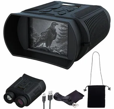 Image de Appareil de vision nocturne binoculaire Full HD rechargeable DN-400