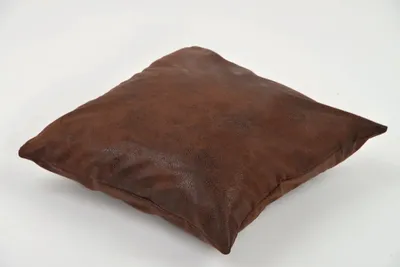 Produktbild von Kissen-Bezug 40x40 cm Kissen-Hülle Wildleder-Optik / braun mit Reißverschluss, Farbe:Stoff WildKunstleder