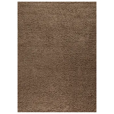 Produktbild von Prime Shaggy Hochflor Langflor Teppich Einfarbig Modern Nougat Hellbraun
