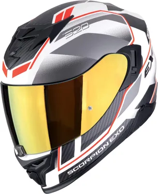 Obrázok produktu pre Prilba Scorpion EXO 520 Air Lena, biela matná/čierna/červená, XS (53/54)