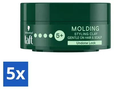 Produktbild von 5 x Taft Molding Styling Clay - Halt 5 - 75 ml - Vorteilspackung - 5 Stücke