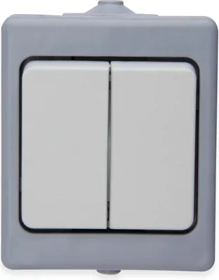 Image de KOPP Interrupteur de série pour locaux humides 563548001, gris