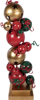 Immagine prodotto di Clayre & Eef Decorazione natalizia Figura 43x40x150 cm Rosso Verde Metallo