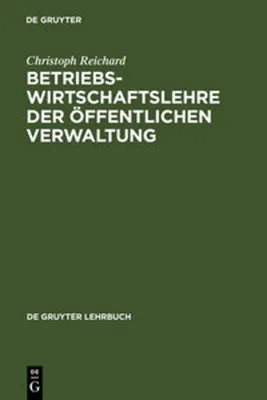 Immagine prodotto di Betriebswirtschaftslehre der öffentlichen Verwaltung