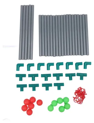 Produktbild von Leiterspiel mit 12 Wurfbällen, doppellagig, komplettes Leiterspiel für alle Spielstärken, für drinnen und draußen