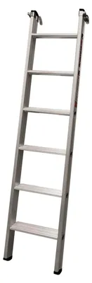 Produktbild von Alu-Stufenanlegeleiter/Anlegetreppe mit Vario Einhängehaken