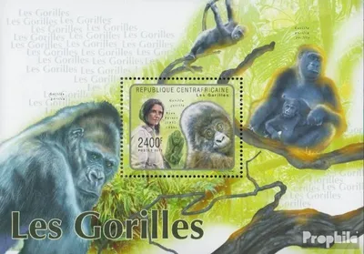 Produktbild von Briefmarken Zentralafrikanische Republik 2011 Mi Block726 (kompl.Ausg.) postfrisch Säugetiere