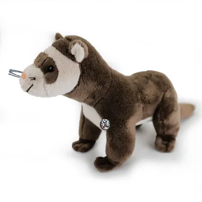 Produktbild von Frettchen Kuscheltier Marder Wildtier Plüschtier FREDDY