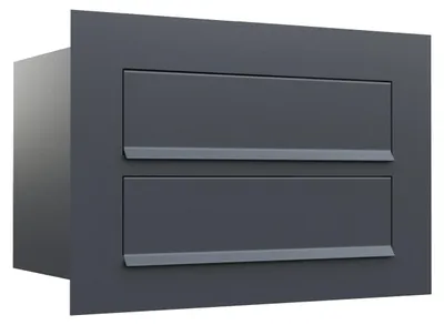 Produktbild von Einbaubriefkasten Como for Two in Anthrazit