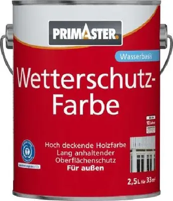 Produktbild von Primaster Wetterschutzfarbe 2,5 L braun