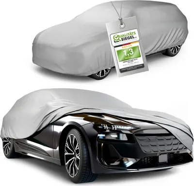 Immagine prodotto di WALSER copertura telone auto per tutte le condizioni atmosferiche, copertura impermeabile, tenda per garage auto 100% resistente alle intemperie estate/inverno, copertura per auto all'aperto, copertura protettiva impermeabile, telone per auto garage completo misura 6 auto di proprietà argento