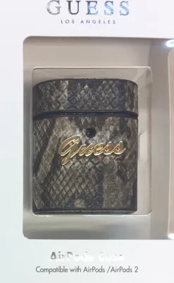 Produktbild von Guess 4G Collection – Hülle für Airpods (Braun)