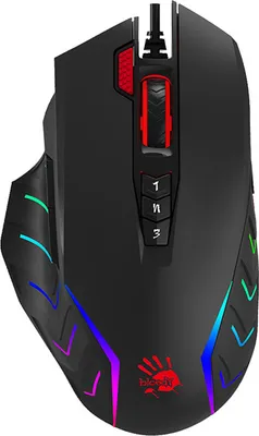 Zdjęcie produktu dla A4Tech J95, Po prawej stronie, Optyczny, USB Typu-A, 5000 DPI, 1 ms, Czarny