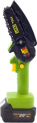 Obrázok produktu pre Akumulátorový bezuhlíkový mini reťazová píla PROCRAFT PKA18