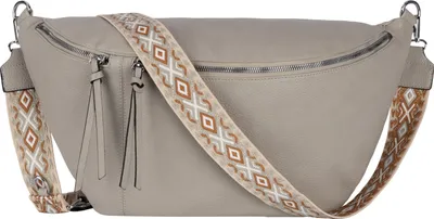 Produktbild von Umhängetasche XXL Bauchtasche (DB-001) Bag Hüfttasche Kunstleder Italy-Design LIME
