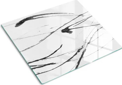 Obrázek produktu pro Kryt varné desky – Kryt na indukční desku – Ochranná skleněná deska – 60x52 cm – Skleněné ochranné desky na sporák – Odolná proti poškrábání a nárazům – Snadné čištění – Hygienická – Tvrzené sklo – Protiskluzové nožičky – Abstrakce 2