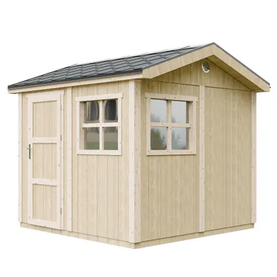 Obrázek produktu pro Kvalitní zahradní přístřešek 5,9 m² - V252x250x294 cm - Timbela M913