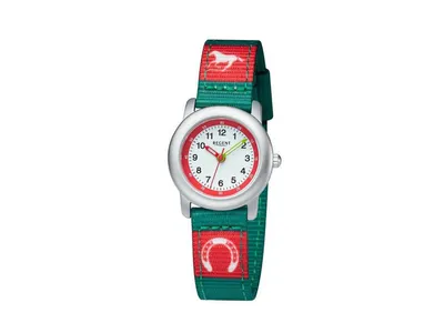 Produktbild von Regent Jungen Analog Quarz Uhr mit Textil Armband 12400313