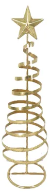 Produktbild von TrendLine Tannenbaum Metall 51 x 15 cm gold