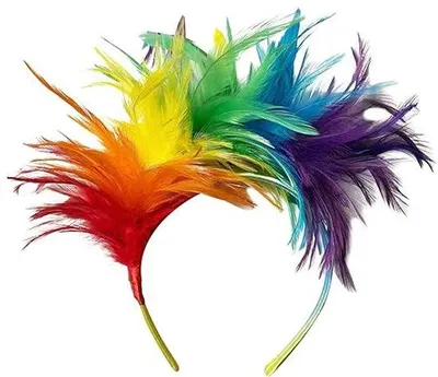 Productafbeelding van Regenboog haarband – Elastische hoofdband – Cosplay accessoire – Meerkleurig – 1 stuk