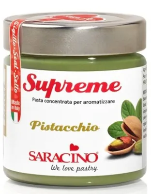 Zdjęcie produktu dla Pasta concentrata per aromatizzare Supreme Pistacchio 200g - Saracino