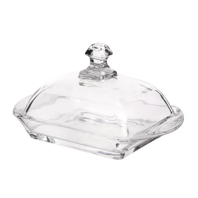 Produktbild von Glasbutler mit Deckel Glänzend 17x10 cm Transparent