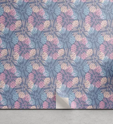 Obrázek produktu pro ABAKUHAUS Odnímatelná a lepicí tapeta pro domácnost, abstraktní barevný pampeliška, samolepicí akcent do obývacího pokoje a kuchyně, 33 cm x 90 cm, vícebarevná