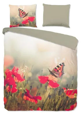 Produktbild von Good Morning Bettwäsche "Poppies" - Multi - (240x220 cm) - 100 % Baumwolle