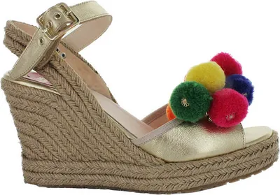 Obrázek produktu pro Love Moschino dámské béžové kožené sandály s lodičkami 37
