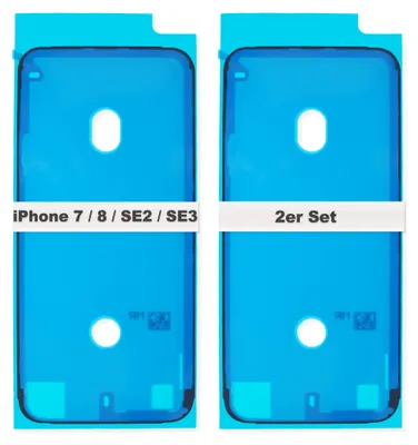 Produktbild von 2x iPhone 7 Rahmen LCD Display Kleber Dichtung Klebefolie Wasserdichtung Adhesive Schwarz
