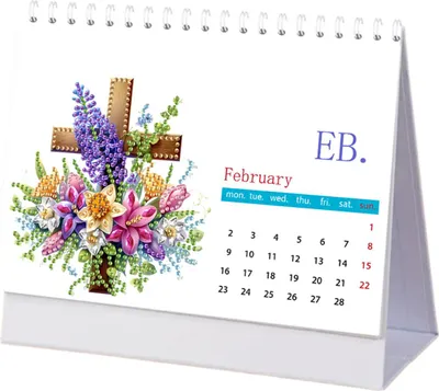 Produktbild von 2026 DIY-Tischkalender, Desktop-Diamant-Kunstkalender, stehender Monatskalenderplaner für Home Office, Schullehrer, Neujahrsgeschenke