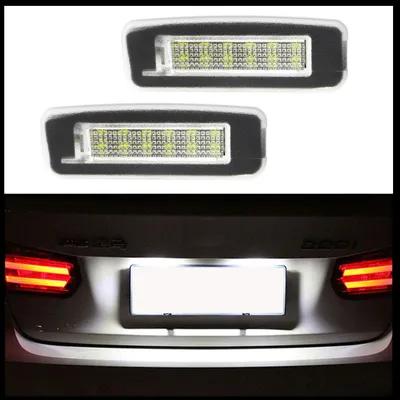 Für Ford Focus MK1 1998-2005 2x LED SMD Kennzeichenbeleuchtung Leuchten in der Farbe von GOLDCAR