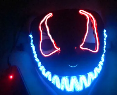Produktbild von Reinigungsmaske LED Party Halloween Karneval Kostüm Cosplay Dekoration