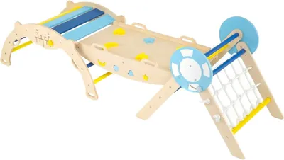 Immagine prodotto di Set da arrampicata nautico da 3 pezzi con scivolo e arco