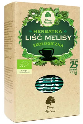 Obrázok produktu pre MELISSOVÝ LISTOVÝ ČAJ (25 x 1,5 g) 37,5 g - DARY NATURY