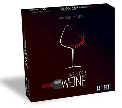 Produktbild von HUCH! | Welt der Weine | Neuauflage | Gesellschaftsspiele | Quiz Spiel | Partyspiele für Erwachsene | für Weinliebhaber | mit über 600 Fragen für Weinexperten | Für 2-6 Spieler ab 18 Jahren