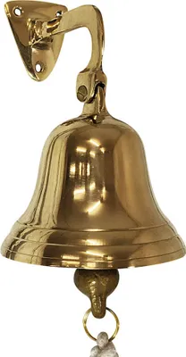Produktbild von Schiffsglocke Nostalgie Messing Glocke Maritim Türglocke 9 cm