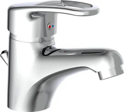 Obrázek produktu pro SCHÜTTE BATONI umyvadlová baterie s táhlem, koupelnová baterie s výpustí, chrom