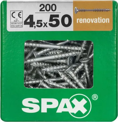 Produktbild von Spax Verlegeschrauben 4.5 x 50 mm TX 20 - 200 Stk.