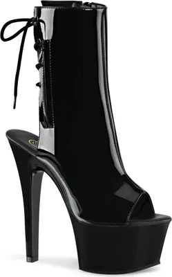 Produktbild von ASPIRE-1018 Damen Booties von Pleaser, Schwarz Lack , EU 41, US 11