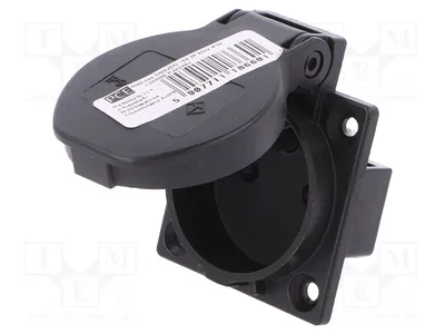 Immagine prodotto di 1 connettore: per alimentazione AC, presa 2P con messa a terra (PE), 230VAC, 1040-0SS, monofase