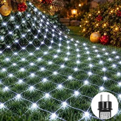 Obrázok produktu pre 6X4m 660 LED rozprávkové svetlá čisté svetlo čisté biele 8 režimov pamäťová funkcia zástrčka pre kríky záhrada vianočný stromček strana vianočné osvetlenie dekorácie