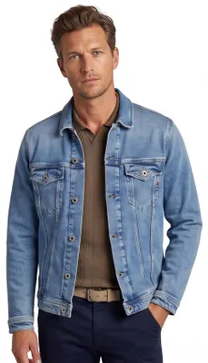 Produktbild von Jeansjacke Replay blau mit Knopf