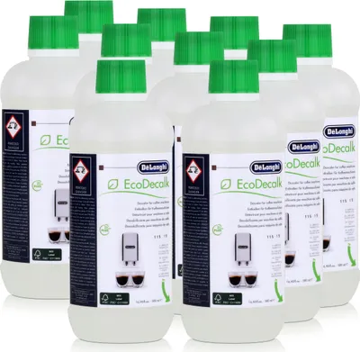 Produktbild von Delonghi EcoDecalk DLSC 500 Entkalker für Kaffeevollautomaten 500ml (10er Pack)