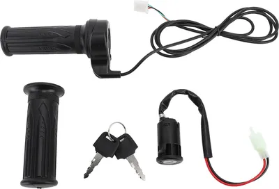 Immagine prodotto di 22mm twist throttle grips 24 V -60V Universal 3 wire electric scooter hand con key lock per dirt bike