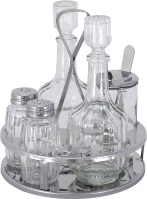 Immagine prodotto di CONTACTO Set sale/pepe, aceto/olio, senape, altezza: 165 mm, ø: 155 mm