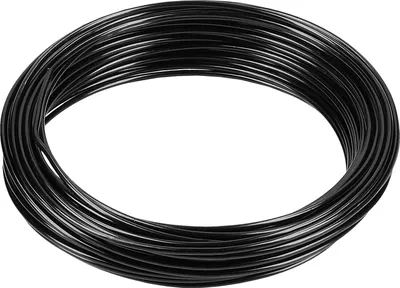 Immagine prodotto di 10 metri di filo per artigianato 2 mm, filo per gioielli filo di alluminio filo decorativo filo di alluminio filo inossidabile in nero